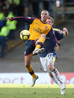 Kieran Gibbs (Arsenal) Paul Parry (Cardiff) Kieran Gibbs (Arsenal) Paul Parry (Cardiff)