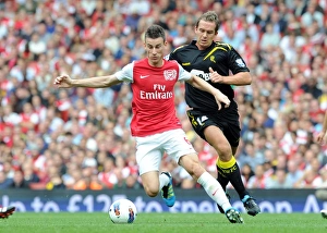 Laurent Koscielny (Arsenal) Kevin Davies (Bolton). Arsenal 3:0 Bolton Wanderers Laurent Koscielny (Arsenal) Kevin Davies (Bolton). Arsenal 3:0 Bolton Wanderers