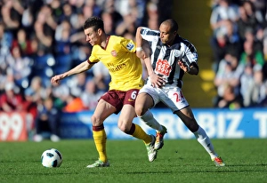 Laurent Koscielny (Arsenal) Peter Odemwingie (WBA). West Bromwich Albion 2:2 Arsenal Laurent Koscielny (Arsenal) Peter Odemwingie (WBA). West Bromwich Albion 2:2 Arsenal