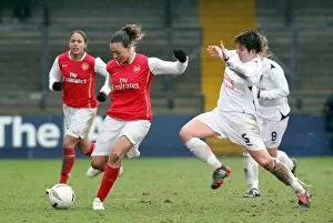 Images Dated 5th March 2007: Lianne Sanderson (Arsenal) Jess Wright (Leeds)