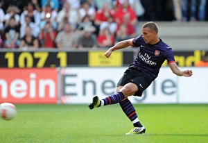 Lukas Podolski scores Arsenal's 2nd goal from the penalty spot. Cologne 0:4 Arsenal Lukas Podolski scores Arsenal's 2nd goal from the penalty spot. Cologne 0:4 Arsenal