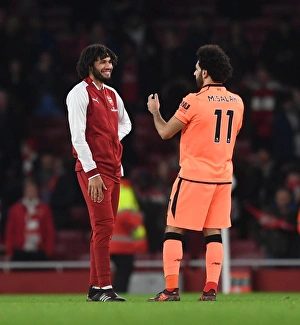 Mohamed Elneny (Arsenal) Mo Salah (Liverpool). Arsenal 3:3 Liverpool. Premier League Mohamed Elneny (Arsenal) Mo Salah (Liverpool). Arsenal 3:3 Liverpool. Premier League