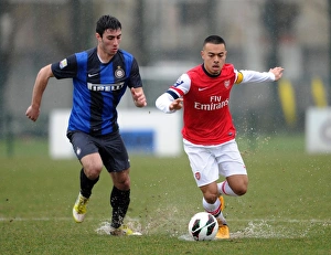 Nico Yennaris (Arsenal) Colombi (Inter). Inter Milan U19 0:1 Arsenal U19. NextGen Series Nico Yennaris (Arsenal) Colombi (Inter). Inter Milan U19 0:1 Arsenal U19. NextGen Series