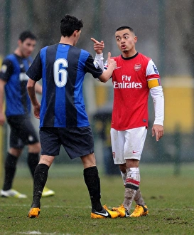 Nico Yennaris (Arsenal) Gabbianelli (Inter). Inter Milan U19 0:1 Arsenal U19 Nico Yennaris (Arsenal) Gabbianelli (Inter). Inter Milan U19 0:1 Arsenal U19