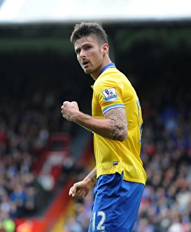 Olivier Giroud celebrates scoring Arsenal's 2nd goal. Crystal Palace 0:2 Arsenal Olivier Giroud celebrates scoring Arsenal's 2nd goal. Crystal Palace 0:2 Arsenal