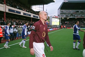 Pascal Cygan (Arsenal) walks out before the match. Arsenal 3:0 Blackburn Rovers Pascal Cygan (Arsenal) walks out before the match. Arsenal 3:0 Blackburn Rovers