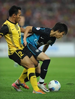 Ryo Miyaichi (Arsenal) Mahalli Jasuli (Malaysia). Suajuna Hotel, Kuala Lumpur, Malaysia Ryo Miyaichi (Arsenal) Mahalli Jasuli (Malaysia). Suajuna Hotel, Kuala Lumpur, Malaysia