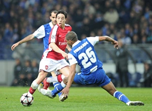 Samir Nasri (Arsenal) Fernando (Porto). FC Porto 2:1 Arsenal, UEFA Champions League Samir Nasri (Arsenal) Fernando (Porto). FC Porto 2:1 Arsenal, UEFA Champions League