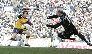 Samir Nasri (Arsenal) Peter Enckelman (Cardiff) Samir Nasri (Arsenal) Peter Enckelman (Cardiff)