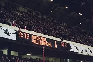 Images Dated 21st April 2006: The scoreboard at the end of the match. One nil to Arsenal