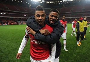Serge Gnabry and Chuba Akpom (Arsenal) after the match. Arsenal U19 1:0 CSKA Moscow U19 Serge Gnabry and Chuba Akpom (Arsenal) after the match. Arsenal U19 1:0 CSKA Moscow U19