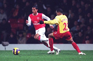 Theo Walcott (Arsenal) Adrian Mariappa (Watford) Theo Walcott (Arsenal) Adrian Mariappa (Watford)