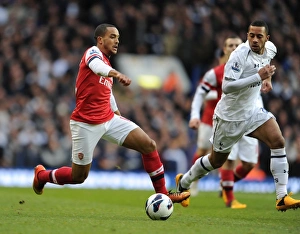 Theo Walcott (Arsenal) Mousa Dembele (Tottenham). Tottenham Hotspur 2:1 Arsenal Theo Walcott (Arsenal) Mousa Dembele (Tottenham). Tottenham Hotspur 2:1 Arsenal