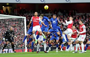 Theo Walcott (Arsenal) Tim Cahill (Everton). Arsenal 1:0 Everton. Barclays Premier League Theo Walcott (Arsenal) Tim Cahill (Everton). Arsenal 1:0 Everton. Barclays Premier League