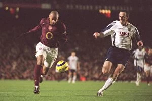 Images Dated 29th December 2005: Thierry Henry (Arsenal) Andy O Brien (Portsmouth). Arsenal 4: 0 Portsmouth