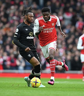 Arsenal v AFC Bournemouth 2022-23 Collection: Thomas Partey: In Action for Arsenal against AFC Bournemouth, Premier League 2022-23