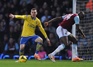 Thomas Vermaelen (Arsenal) Carlton Cole (West Ham). West Ham United 1:3 Arsenal Thomas Vermaelen (Arsenal) Carlton Cole (West Ham). West Ham United 1:3 Arsenal