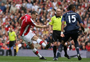 Thomas Vermaelen shoots past Blackburn goalkeeper Paul Thomas Vermaelen shoots past Blackburn goalkeeper Paul