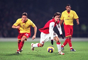 Tomas Rosicky (Arsenal) Tommy Smith (Watford) Tomas Rosicky (Arsenal) Tommy Smith (Watford)