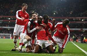 William Gallas celebrates scoring the 2nd Arsenal goal William Gallas celebrates scoring the 2nd Arsenal goal