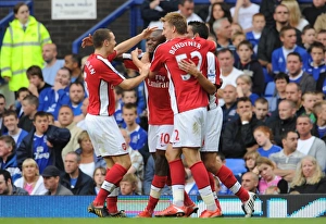 William Gallas celebrates scoring the 3rd Arsenal goal William Gallas celebrates scoring the 3rd Arsenal goal