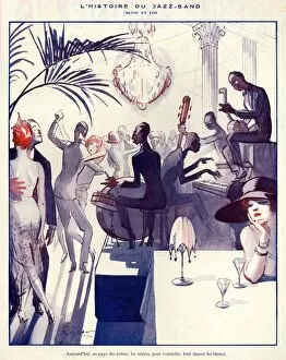 Images Dated 22nd May 2012: 1920s France La Vie Parisienne Magazine Plate