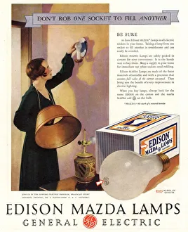 1920s USA edison mazda lamps general electric lamps light bulbs appliances 1920s USA edison mazda lamps general electric lamps light bulbs appliances