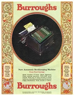 Images Dated 17th November 2003: 1929 1920s USA equipment burroughs adding machines accountants