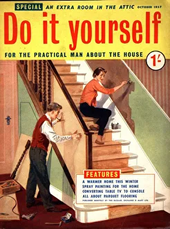 Do It Yourself 1950s UK diy stairs decorating magazines do it yourself interiors Do It Yourself 1950s UK diy stairs decorating magazines do it yourself interiors