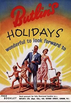 Adverts Collection: 1950s UK holidays butlins