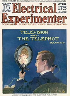 Electrical Experimenter 1918 1910s USA magazines inventions phones futuristic visionsof Electrical Experimenter 1918 1910s USA magazines inventions phones futuristic visionsof