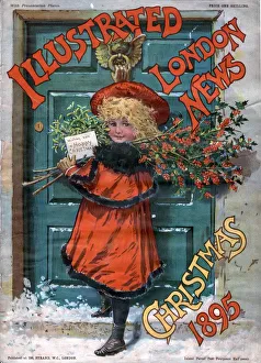 Illustrated London News 1890s UK holly children magazines Illustrated London News 1890s UK holly children magazines