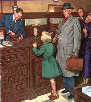 John Bull 1940s UK banks post office magazines banking John Bull 1940s UK banks post office magazines banking