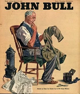 Images Dated 15th November 2004: John Bull 1946 1940s UK tailors alterations magazines