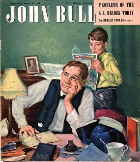 John Bull 1948 1940s UK homework latin comics reading John Bull 1948 1940s UK homework latin comics reading