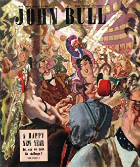 John Bull 1948 1940s UK new years eve party magazines John Bull 1948 1940s UK new years eve party magazines