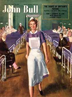 John Bull 1950 1950s UK hospitals nurses magazines medical John Bull 1950 1950s UK hospitals nurses magazines medical
