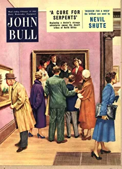 John Bull 1950s UK art museums art gallery galleries magazines John Bull 1950s UK art museums art gallery galleries magazines