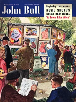 John Bull 1950s UK artists london paintings magazines John Bull 1950s UK artists london paintings magazines