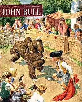 John Bull 1950s UK bullfights bull fights fighting bull-fights bull-fighting fancy John Bull 1950s UK bullfights bull fights fighting bull-fights bull-fighting fancy