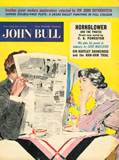 John Bull 1950s UK marriages reading newspapers magazines John Bull 1950s UK marriages reading newspapers magazines