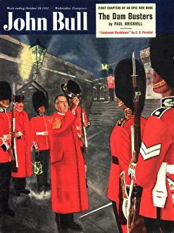 John Bull 1951 1950s UK beefeaters london attractions tourists guards britannia magazines John Bull 1951 1950s UK beefeaters london attractions tourists guards britannia magazines