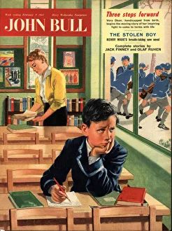 John Bull 1957 1950s UK naughty children schools magazines John Bull 1957 1950s UK naughty children schools magazines