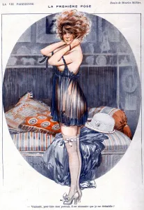 La Vie Parisienne 1919 1900s France Maurice Milliere illustrations erotica womens La Vie Parisienne 1919 1900s France Maurice Milliere illustrations erotica womens