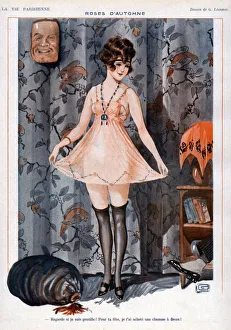 La Vie Parisienne 1919 1910s France Georges Leonnec illustrations womens slips underwear La Vie Parisienne 1919 1910s France Georges Leonnec illustrations womens slips underwear
