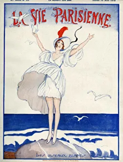 La Vie Parisienne 1919 1910s France magazines holidays seaside hats dresses womens La Vie Parisienne 1919 1910s France magazines holidays seaside hats dresses womens