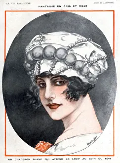 La Vie Parisienne 1920 1920s France C Herouard illustrations womens portraits hats La Vie Parisienne 1920 1920s France C Herouard illustrations womens portraits hats