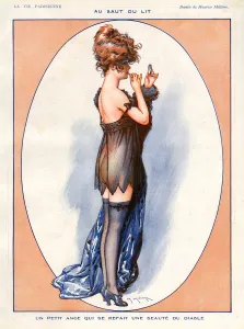 La Vie Parisienne 1920 1920s France Maurice Milliere Illustrations erotica applying La Vie Parisienne 1920 1920s France Maurice Milliere Illustrations erotica applying