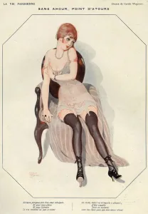 La Vie Parisienne 1920s France Gerda Wegener Without Love Nothing Matters stockings La Vie Parisienne 1920s France Gerda Wegener Without Love Nothing Matters stockings