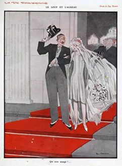 La Vie Parisienne 1920s France the lamb and the wolf marriages weddings young La Vie Parisienne 1920s France the lamb and the wolf marriages weddings young